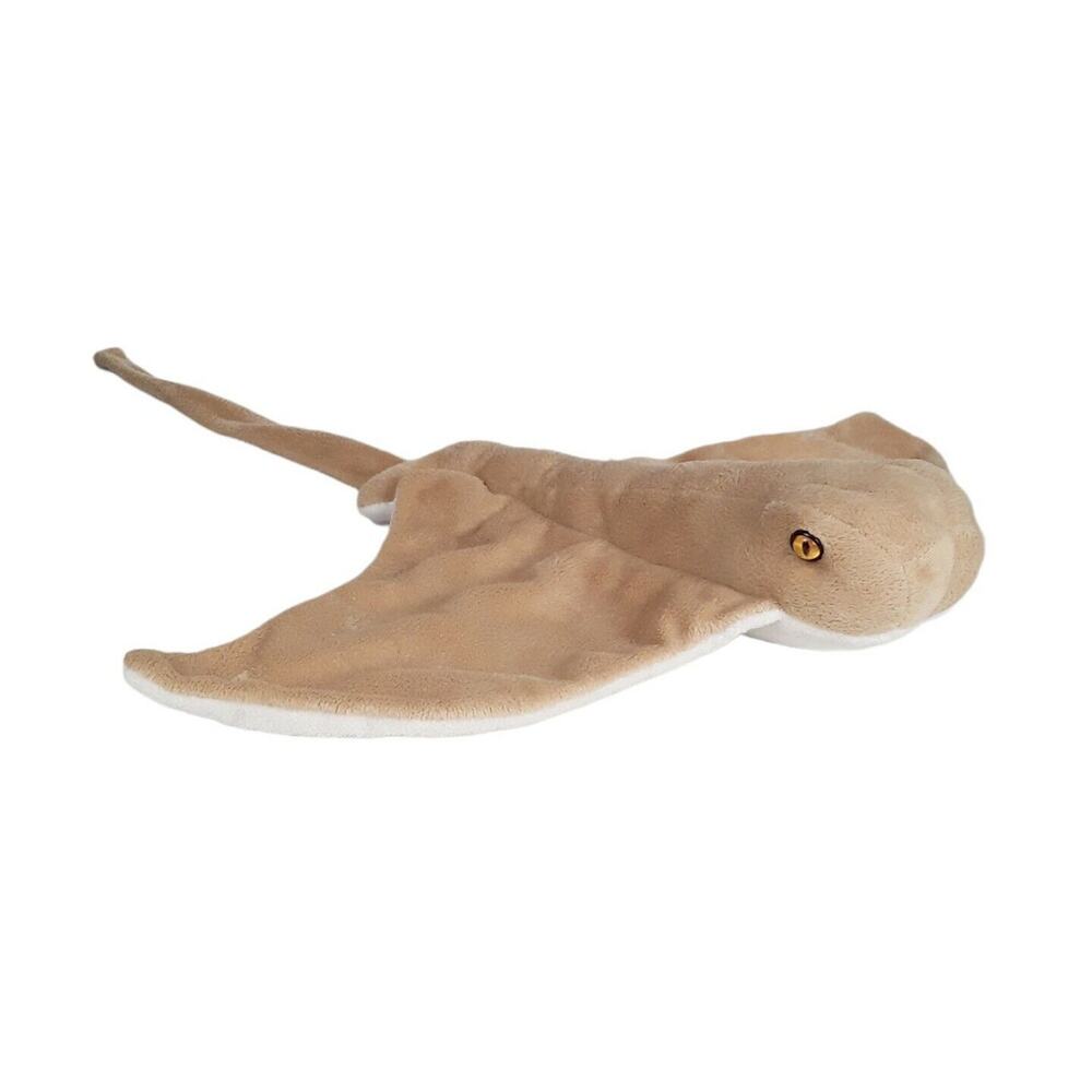 Wildlife Artists Stingray Plush Tan Realistic Stuffed Soft Toy 2017